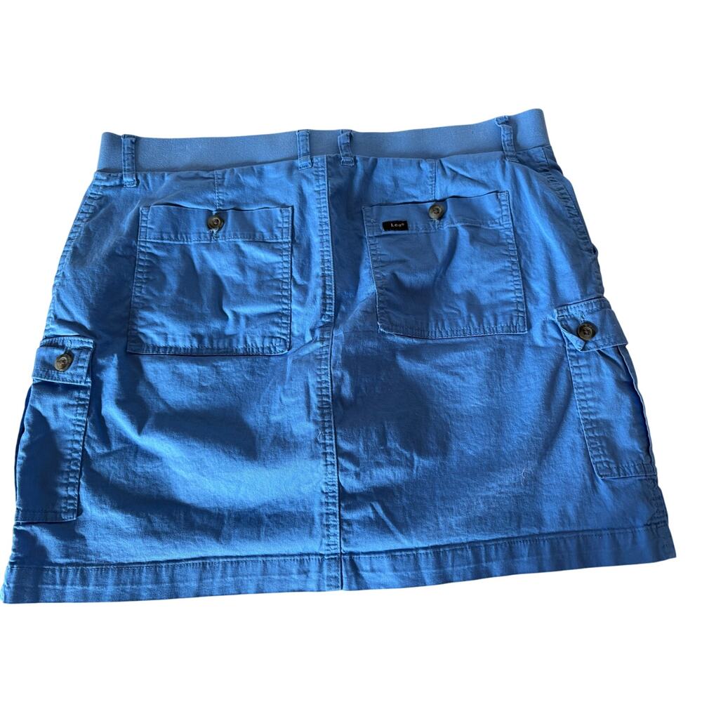 Lee cargo skort blue size large excellent pre-owned condition - Picture 4 of 14